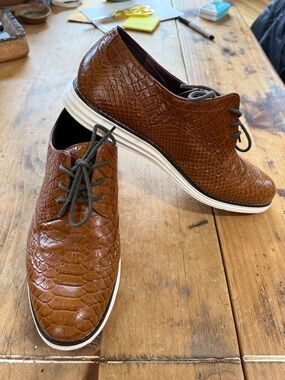 Cole Haan ØriginalGrand Wingtip Oxfords - Woodbury Snake Print